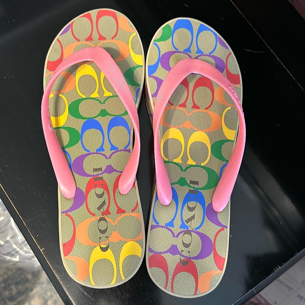 Coach Flip Flops